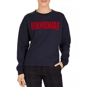 Gerard Darel Womens Formidable Blue Crew Neck Long Sleeve Sweater Top Size 2